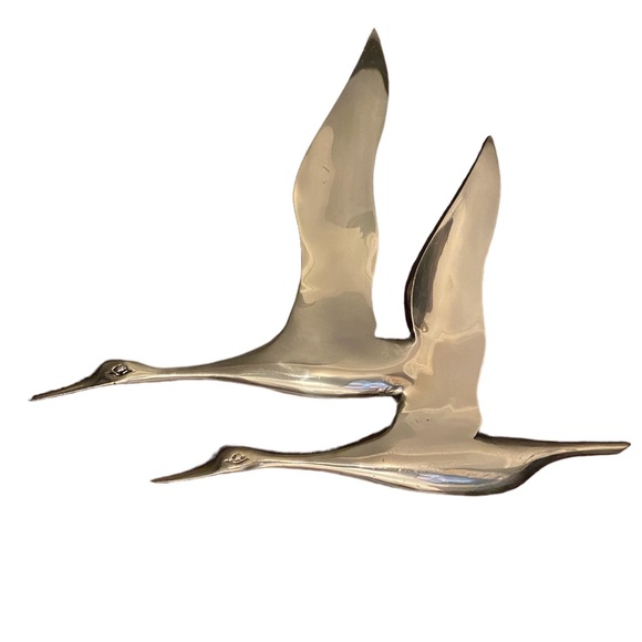 Vintage Other - Vintage brass wall hanging birds. EUC